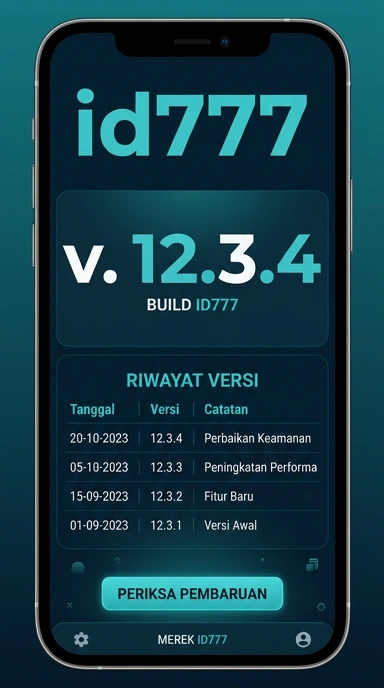 Tampilan riwayat versi id777